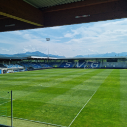 Unterbergarena / Das Goldbergstadion / SV Grödig -Stadionkoorts