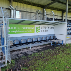 Ostfriesland stadion Kickers Emden - Stadionkoorts