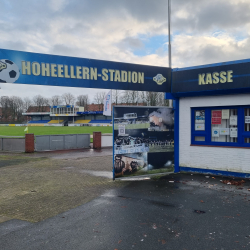 Hoheellern stadion van VfL Germania Leer- Stadionkoorts - Peter Dekker