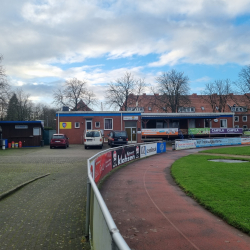 Hoheellern stadion van VfL Germania Leer- Stadionkoorts - Peter Dekker