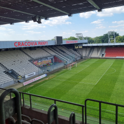 Marshal Józef Piłsudski Stadium van Cracovia in Krakau - Stadionkoorts Groundhopping