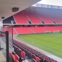 Air Albania stadion in Tirana - Stadionkoorts Groundhopping