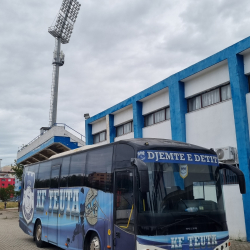 Het Niko Dovanastadion van KS Teuta Durrës (Albanië) - Stadionkoorts Groundhopping