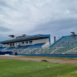 Het Niko Dovanastadion van KS Teuta Durrës (Albanië) - Stadionkoorts Groundhopping