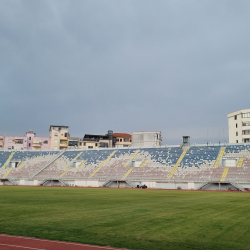 Het Loro Boriçis stadion van KS Vllaznia in Shkodër (Albanië) - Stadionkoorts Groundhopping