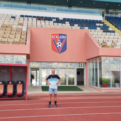 Het Loro Boriçis stadion van KS Vllaznia in Shkodër (Albanië) - Stadionkoorts Groundhopping