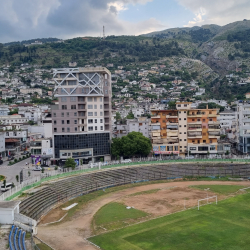 Gjirokastra Stadion van KS Luftëtari Gjirokastër (Albanië) - Stadionkoorts Groundhopping - Peter Dekker