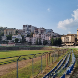 Gjirokastra Stadion van KS Luftëtari Gjirokastër (Albanië) - Stadionkoorts Groundhopping - Peter Dekker