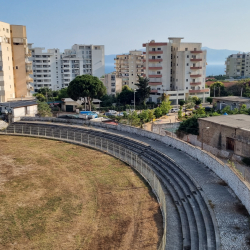 Stadionkoorts groundhopping - Andon Lapa van K.F. Butrinti in Sarande - Albanie