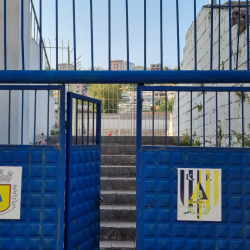 Stadionkoorts groundhopping - Andon Lapa van K.F. Butrinti in Sarande - Albanie