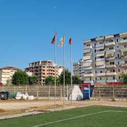 Stadionkoorts groundhopping - Andon Lapa van K.F. Butrinti in Sarande - Albanie