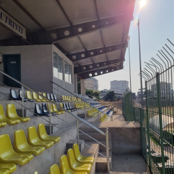 Stadionkoorts groundhopping - Andon Lapa van K.F. Butrinti in Sarande - Albanie