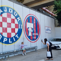 Stadionkoorts groundhopping - Poljudstadion van Hajduk Split - Kroatië