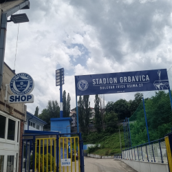 Stadionkoorts groundhopping - Stadion Grbavica van FK Željezničar Sarajevo - Bosnië en Herzegovina