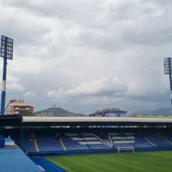 Stadionkoorts groundhopping - Stadion Grbavica van FK Željezničar Sarajevo - Bosnië en Herzegovina