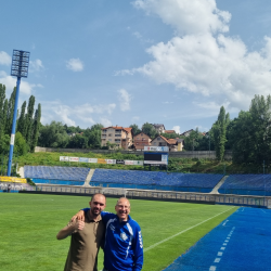 Stadionkoorts groundhopping - Stadion Grbavica van FK Željezničar Sarajevo - Bosnië en Herzegovina