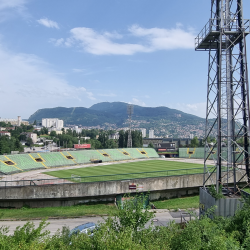 Stadionkoorts groundhopping -Asim Ferhatović Hasestadion - FK Sarajevo - Bosnië en Herzegovina