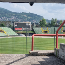 Stadionkoorts groundhopping -Asim Ferhatović Hasestadion - FK Sarajevo - Bosnië en Herzegovina