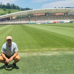 Stadionkoorts groundhopping - Ljudski vrt Stadion van NK Maribor - Slovenië