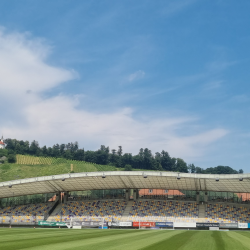 Stadionkoorts groundhopping - Ljudski vrt Stadion van NK Maribor - Slovenië