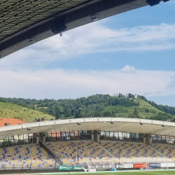 Stadionkoorts groundhopping - Ljudski vrt Stadion van NK Maribor - Slovenië