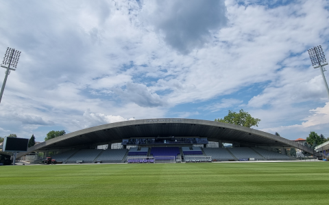 Stadionkoorts groundhopping - Ljudski vrt Stadion van NK Maribor - Slovenië