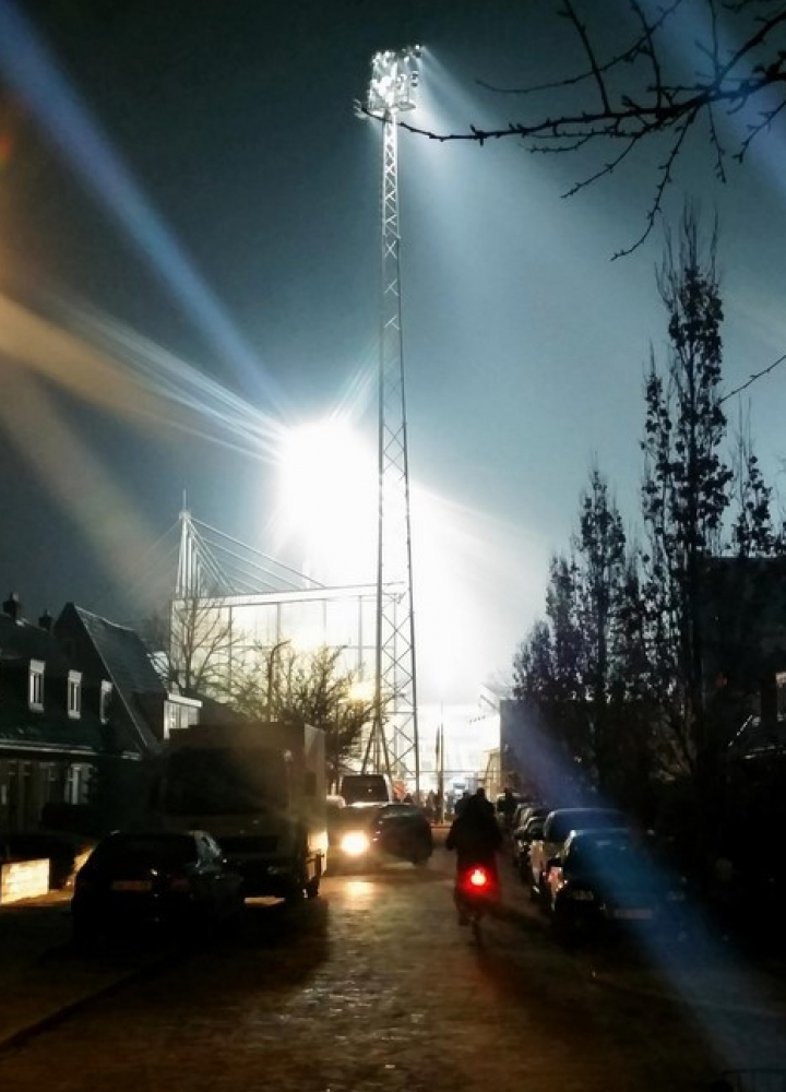 Stadionlampen Cambuurstadion via Edjestheater - Stadionkoorts