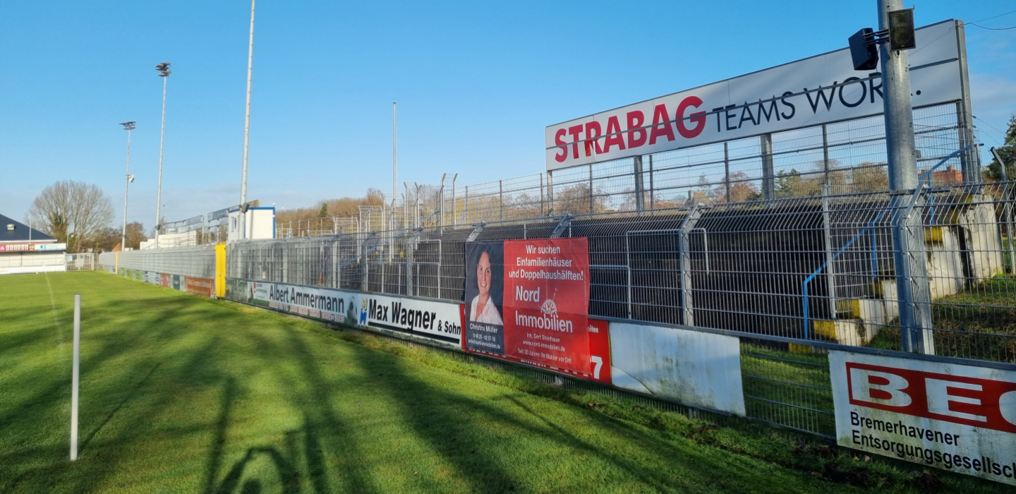 Ostfriesland stadion Kickers Emden - Stadionkoorts