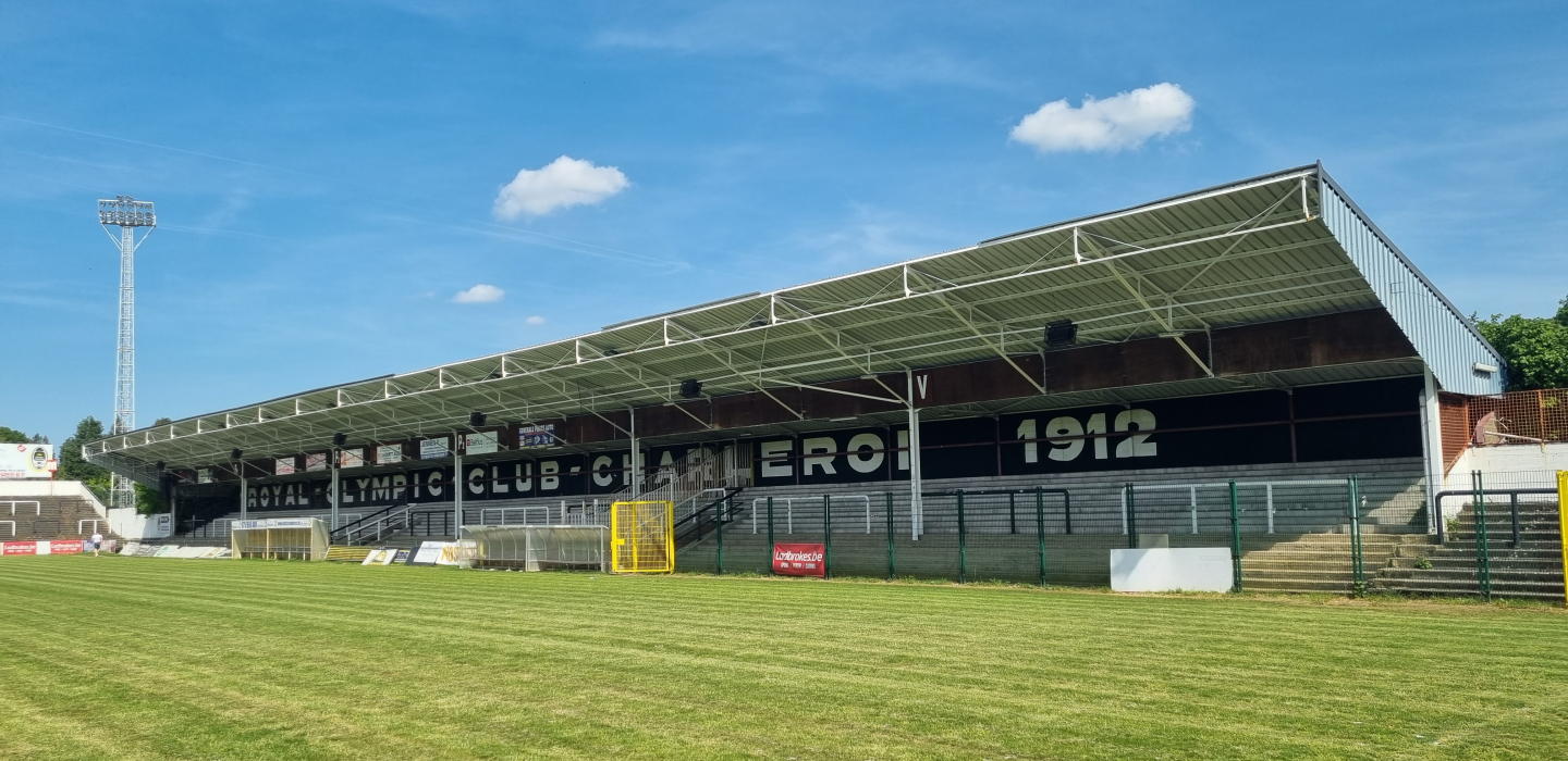 Neuvillestadion - Olympic Charleroi - Groundhopping Stadionkoorts