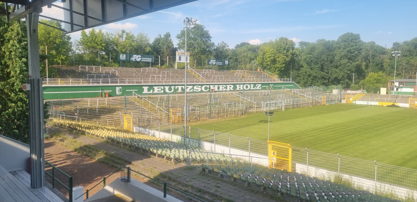 Alfred-Kunze-Sportpark van BSG Chemie Leipzig - Stadionkoorts Groundhopping