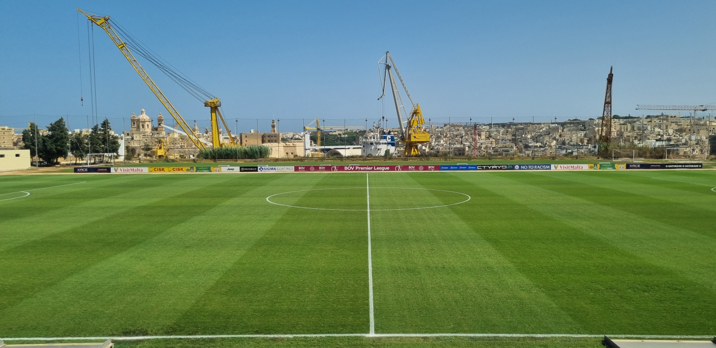 Hibernian Stadion in Valetta op Malta - Stadionkoorts Groundhopping